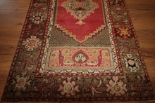 Load image into Gallery viewer, Antique Vegetable Dye Anatolian Turkish Area Rug 3x5 One of a Kind