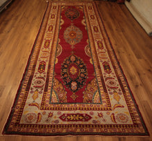 Load image into Gallery viewer, Geometric Anatolian Oriental Runner Rug 5x14 One of a Kind