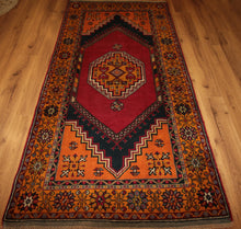 Load image into Gallery viewer, Vegetable Dye Geometric Anatolian Oriental Area Rug 5x7 One of a Kind