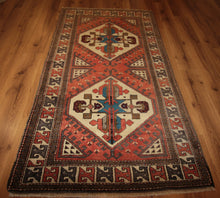 Load image into Gallery viewer, Natural Dye Tribal Anatolian Oriental Area Rug 3x5 One of a Kind