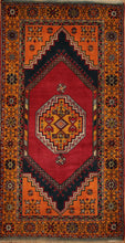 Load image into Gallery viewer, Vegetable Dye Geometric Anatolian Oriental Area Rug 5x7 One of a Kind