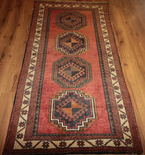Load image into Gallery viewer, Vegetable Dye Red Anatolian Turkish Rug 3x5 One of a Kind