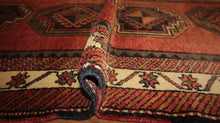 Load image into Gallery viewer, Vegetable Dye Red Anatolian Turkish Rug 3x5 One of a Kind