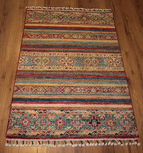 Load image into Gallery viewer, Super Kazak-Korjin Area Rug 3x5 One of a Kind