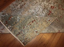Load image into Gallery viewer, Contemporary Abstract Oriental Area Rug 4x6 One of a Kind
