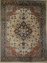 Load image into Gallery viewer, Vegetable Dye Farahan Persian Area Rug 8x10 One of a Kind