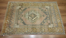 Load image into Gallery viewer, Geometric Anatolian Turkish Area Rug 3x5 One of a Kind