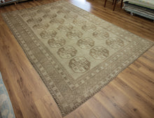 Load image into Gallery viewer, Vintage Geometric Turkoman Persian Area Rug 8x10 One of a Kind