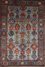 Load image into Gallery viewer, Vegetable Dye Heriz Serapi Oriental Area Rug 6x9 One of a Kind