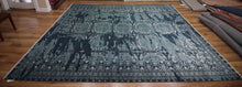 Load image into Gallery viewer, Vegetable Dye Contemporary Oriental Area Rug 9x12 One of a Kind