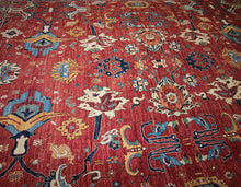 Load image into Gallery viewer, All-Over Floral Heriz Serapi Rug 9x12 One of a Kind