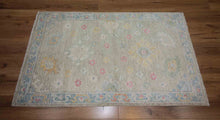 Load image into Gallery viewer, Vegetable Dye Oushak Turkish Accent Rug 3x5 One of a Kind