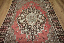Load image into Gallery viewer, Anatolian Turkish Rug 4x6 Red Centerpiece and Unique Borders One of a Kind