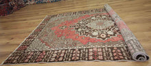 Load image into Gallery viewer, Anatolian Turkish Rug 4x6 Red Centerpiece and Unique Borders One of a Kind