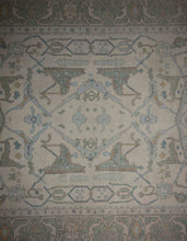 Load image into Gallery viewer, Vegetable Dye Oushak Turkish Area Rug 9x12 One of a Kind