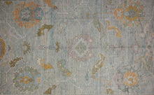 Load image into Gallery viewer, Vegetable Dye Wool Oushak Turkish Area Rug 9x12 One of a Kind
