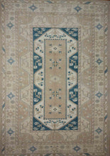 Load image into Gallery viewer, Wool Geometric Anatolian Turkish Area Rug 6x9 One of a Kind