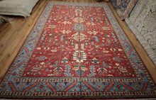 Load image into Gallery viewer, Vegetable Dye Heriz Serapi Living Room Rug 10x14