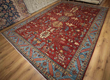 Load image into Gallery viewer, Vegetable Dye Heriz Serapi Living Room Rug 10x14