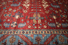 Load image into Gallery viewer, Vegetable Dye Heriz Serapi Living Room Rug 10x14
