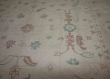 Load image into Gallery viewer, Handmade Floral Oushak Vegetable Dye Large Rug 10x14
