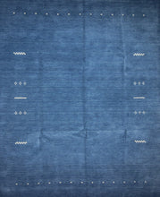Load image into Gallery viewer, Lush Blue Gabbeh Tribal Area Rug 8x10
