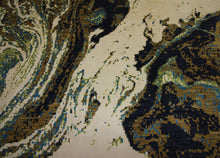 Load image into Gallery viewer, Vegetable Dye Abstract Modern Oriental Area Rug 9x12