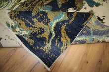 Load image into Gallery viewer, Vegetable Dye Abstract Modern Oriental Area Rug 9x12