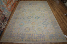 Load image into Gallery viewer, Vegetable Dye Wool Oushak Turkish Area Rug 9x12