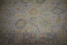 Load image into Gallery viewer, Vegetable Dye Wool Oushak Turkish Area Rug 9x12