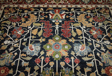 Load image into Gallery viewer, Vegetable Dye Navy Blue Heriz Serapi Oriental Area Rug 9x12