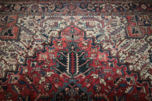 Load image into Gallery viewer, Vintage Wool Heriz Persian Area Rug 8x10