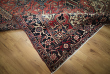Load image into Gallery viewer, Vintage Wool Heriz Persian Area Rug 8x10