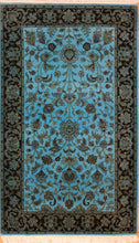 Load image into Gallery viewer, "overdyed persian rugs" "Tabriz rugs" "overdyed vintage rug" "repurposed rugs" "what is an overdyed rug" "overdyed rugs"