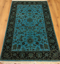 Load image into Gallery viewer, "overdyed persian rugs" "Tabriz rugs" "overdyed vintage rug" "repurposed rugs" "what is an overdyed rug" "overdyed rugs"