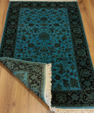 Load image into Gallery viewer, "overdyed persian rugs" "Tabriz rugs" "overdyed vintage rug" "repurposed rugs" "what is an overdyed rug" "overdyed rugs"