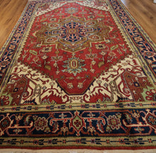 Load image into Gallery viewer, "heriz serapi rugs for sale" "antique heriz serapi rugs" "heriz rug" "heriz rug patterns" "geometric heriz rug" "heriz rug value"