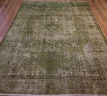 Load image into Gallery viewer, "overdyed rugs 8x10" "overdyed persian rugs" "antique overdyed rugs" "overdyed rugs 6x9" "overdyed turkish rug" "overdyed rug"