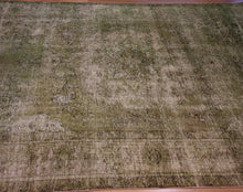 Load image into Gallery viewer, "overdyed rugs 8x10" "overdyed persian rugs" "antique overdyed rugs" "overdyed rugs 6x9" "overdyed turkish rug" "overdyed rug"