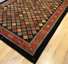 Load image into Gallery viewer, Vegetable Dye Ghashghaei Persian Area Rug 6x9 One of a Kind
