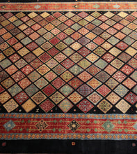 Load image into Gallery viewer, Vegetable Dye Ghashghaei Persian Area Rug 6x9 One of a Kind