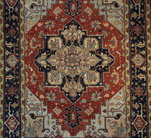 Load image into Gallery viewer, "heriz rug" "heriz serapi rugs" "antique heriz serapi rugs" "heriz rug patterns" "heriz rug value" "antique heriz rug"