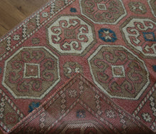 Load image into Gallery viewer, "colorful oushak rugs" "modern oushak rugs" "hand knotted oushak rugs" "Turkish Oushak rugs " "oushak rugs"