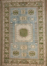Load image into Gallery viewer, Vegetable Dye Oushak Oriental Area Rug 5x7 One of a Kind