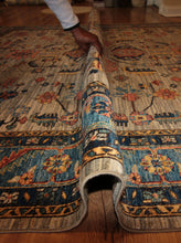 Load image into Gallery viewer, "heriz rug" "heriz serapi rugs for sale" "antique heriz serapi rugs" "heriz rug patterns" "heriz rug value" "persian heriz rug"
