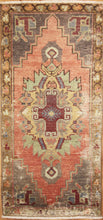 Load image into Gallery viewer, "anatolian rugs" "oushak rugs" "vintage anatolian rug" "oriental rugs" "carpet"