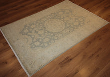 Load image into Gallery viewer, Vegetable Dye Muted Oushak Chobi Oriental Area Rug 3x5 One of a Kind