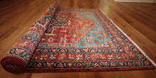 Load image into Gallery viewer, "heriz serapi rugs for sale" "antique heriz serapi rugs" "heriz rug" "heriz rug patterns" "geometric heriz rug" "heriz rug value"