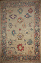Load image into Gallery viewer, "colorful oushak rugs" "modern oushak rugs" "hand knotted oushak rugs" "Turkish Oushak rugs " "oushak rugs"