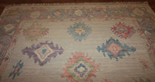 Load image into Gallery viewer, "colorful oushak rugs" "modern oushak rugs" "hand knotted oushak rugs" "Turkish Oushak rugs " "oushak rugs"